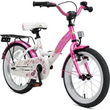 Bikestar Classic 16 Zoll flamingo pink/diamant weiß