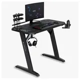 SENSE7 Spieltisch Nomad Cybernetic Schwarz 120x60, cm