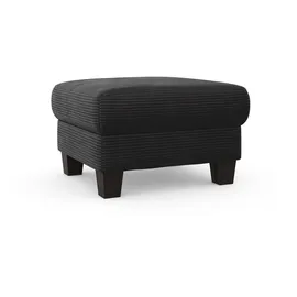 Home Affaire Polsterhocker Summer Cord 77 x 48 x 67 cm Grau
