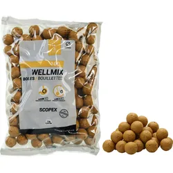 Boilies Wellmix Scopex 20 mm 1 kg EINHEITSFARBE No Size