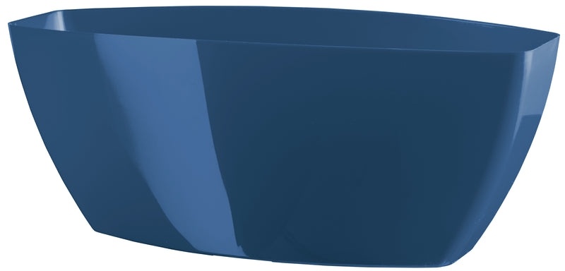 eraplast Pflanzgefäß aus glänzendem Kunststoff Sunrise cm 36 - Denim blau
