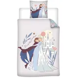 Disney Bettwäsche Disney Die Eiskönigin Bettwäsche Kinderbettwäsche 135/140x200 65x65, Baumwolle, 2 teilig, 100% Baumwolle bunt