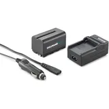 Cullmann - 67331 - BA 4400S Kit Lithium Akku für Sony NP-F750, 4400mAh schwarz