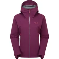 Rab Damen Downpour Light Jacke (Größe L, lila)