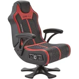 X Rocker Evora 2.1 Gaming-Stuhl Rot Schwarz