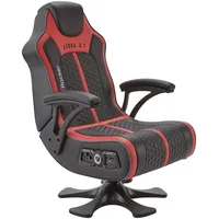 X Rocker Evora 2.1 Gaming-Stuhl Rot Schwarz