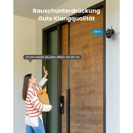 ieGeek LUOVEE 360° PTZ Solar Weiß