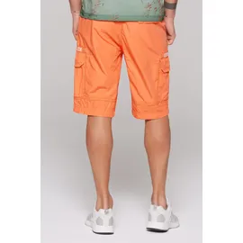Camp David Cargoshorts CAMP DAVID, Herren, Gr. L, Normalgrößen, orange, Web, Material: 100% Baumwolle, unifarben, regular fit knielang, Hosen, aus Baumwolle