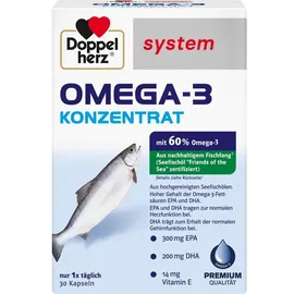 Doppelherz System Omega-3 Konzentrat Kapseln 30 St.