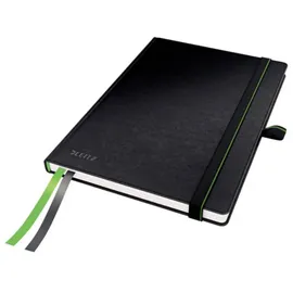 Leitz Notizbuch liniert Schwarz