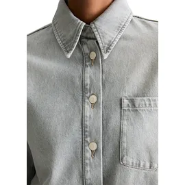 Marc O'Polo Jeanskleid Midi Unifarben Grau 32
