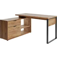 Jahnke Eckschreibtisch Loop C 150 E Kerneiche / Anthrazit