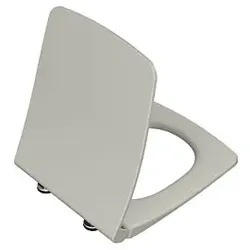 Vitra Metropole WC-Sitz 122-020R409 mit Absenkautomatik, mit Schnellverschluss, Duroplast, taupe matt