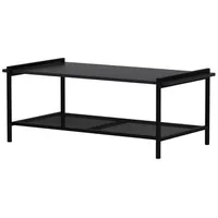 Moebel17 Couchtisch Lara mit Metallfüße Anthrazit 9185