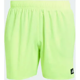 adidas Solid CLX Short-Length Badeshorts Gelb S