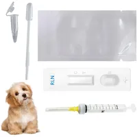 Comebachome Schwangerschaftstest-Set für Hunde für zu Hause, schnelle und genaue Erkennung, Schwangerschaftstest für Hunde mit Puffer, frühzeitiger Einwegartikel für, Kit für zu Hause