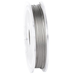 Schmuckdraht, silber, 0,4 mm, 5 m