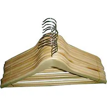 Nölle Profi Brush Nölle Konfektionsbügel m. Steg, gewinkelt, Holz