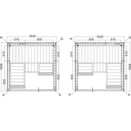 Harvia Variant View inkl. 6 kW Ofen + int. Steuerung