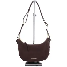 hey marly Lifetime Sister Umhängetasche Suede S Brown