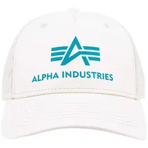 Alpha Industries Basic Trucker Kappe Jet Stream White One Size