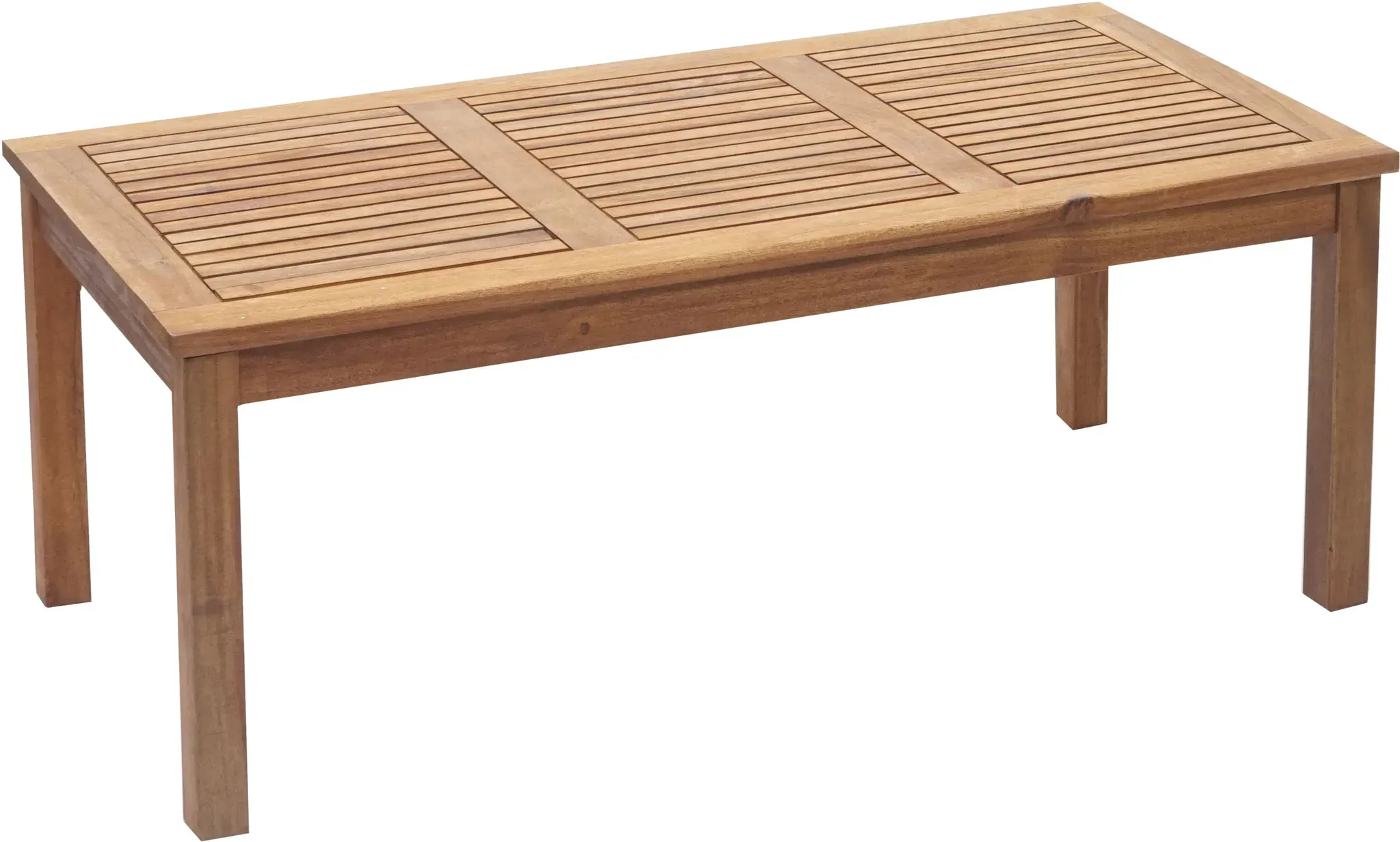 Lounge-Tisch HWC-E99, Gartentisch Tisch Beistelltisch Balkontisch, Akazie Holz massiv 100x50 cm