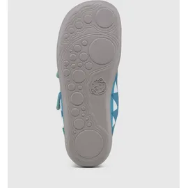 Affenzahn Barfußschuh Lucky Hai Hellblau / Rot 28