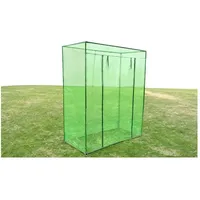 vidaXL Gewächshaus Stahl PVC Grün Blankglas 0 mm 0 m2