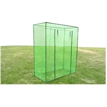 vidaXL Gewächshaus Stahl PVC Grün Blankglas 0 mm 0 m2