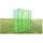 vidaXL Gewächshaus Stahl PVC Grün Blankglas 0 mm 0 m2