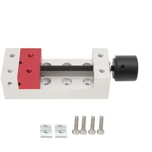Eosnow 50 Mm Mini-aluminium-flachklemmen-tisch-schraubstock, Bohrmaschinen-schraubstock-befestigungswerkzeug - Eosnow