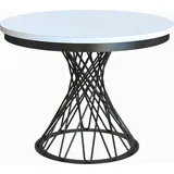 meblini Ø 100 cm weiß
