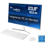 CSL All-in-One PC »Unity F24-GLS mit Windows 10 Pro«, weiß