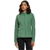 URBAN CLASSICS Ladies Polar Fleece Zip Hoody – Grün
