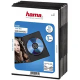 Hama 51181 DVD-Leerhülle Slim 10 schwarz