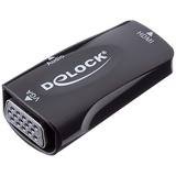 DeLOCK Adapter, HDMI-A Buchse zu VGA Buchse 1080p mit Audio