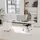 Yaasa Schreibtisch Desk Pro 160 x 80 cm Multiplex Weiß/Weiß