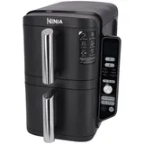 Ninja Doppel-Heißluftfritteuse SL400EU, grau/schwarz