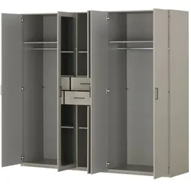 Möbel Kraft Drehtürenschrank Livingston 225 x 208 x 58 cm Beige