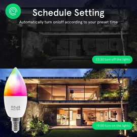 Nous Smart Light Lampe 5 W E14 RGB