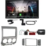 Kenwood DMX8021DABS Android Auto CarPlay Bluetooth Einbauset für Mazda 5 CR