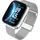 Garett Smartwatch GRC Style Stahl Touch Display Anruf & SMS IP68 Wasserdicht Silber