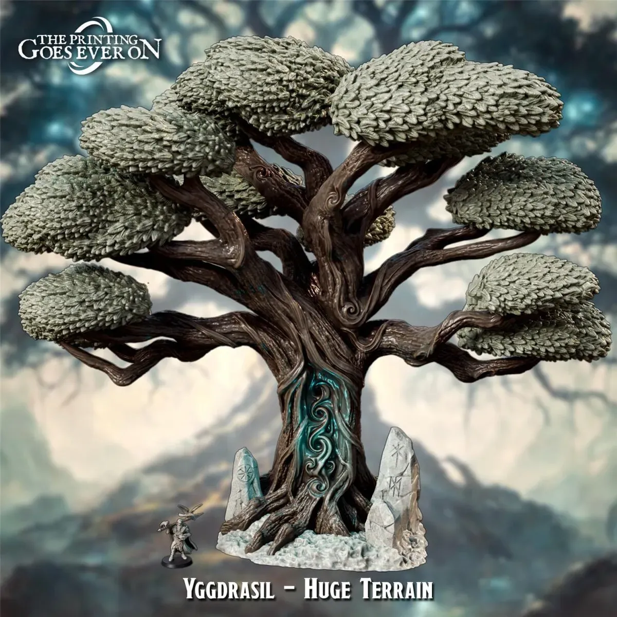 Yggdrasil - Sacred Norse Tree Terrain aus Asgard Amusement von The Printing Goes Ever On