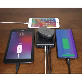 Manhattan 4in1 Reiseladegerät und Powerbank 8.000mAh
