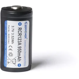 Keeppower RCR123A 16340 950 mAh 1 St.