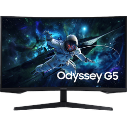 SAMSUNG Odyssey G55C S27CG554EU 27 Zoll WQHD Curved-Gaming Monitor (1 ms Reaktionszeit