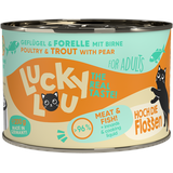 Lucky Lou 6x 200g Adult Geflügel & Forelle Lucky Lou Katzenfutter nass