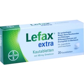 BAYER Lefax extra Kautabletten