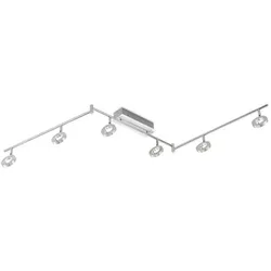 Paul Neuhaus LED-Schienensystem Sileda Aluminium Grau Alu gebürstet