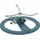 Geka 3-Arm-Kreisregner 12 m grau